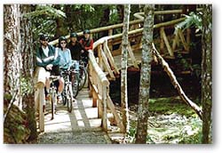 cycling bike riding trails Courtney Comax Vancover Island BC
