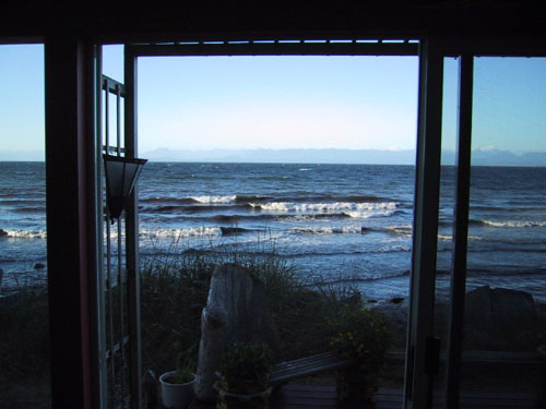 View from Sunroom at Copes' Islander B&B