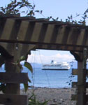 View of BC Ferry at Little River terminal from our Comox Courtney B and B