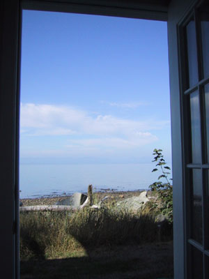 Ocean view vacation rental accommodations Comox BC