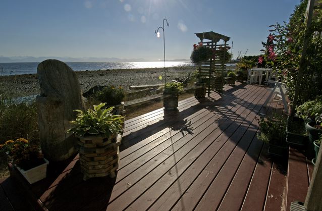 south view from lower deck